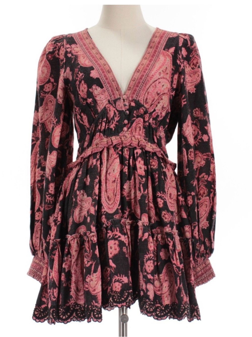 HEMANT & NANDITA Luana Wool Mini Dress